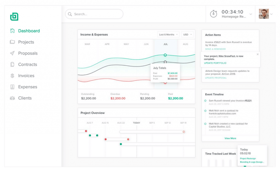 bonsai accounting software for freelancers