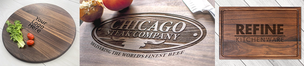 cutting boards with logos