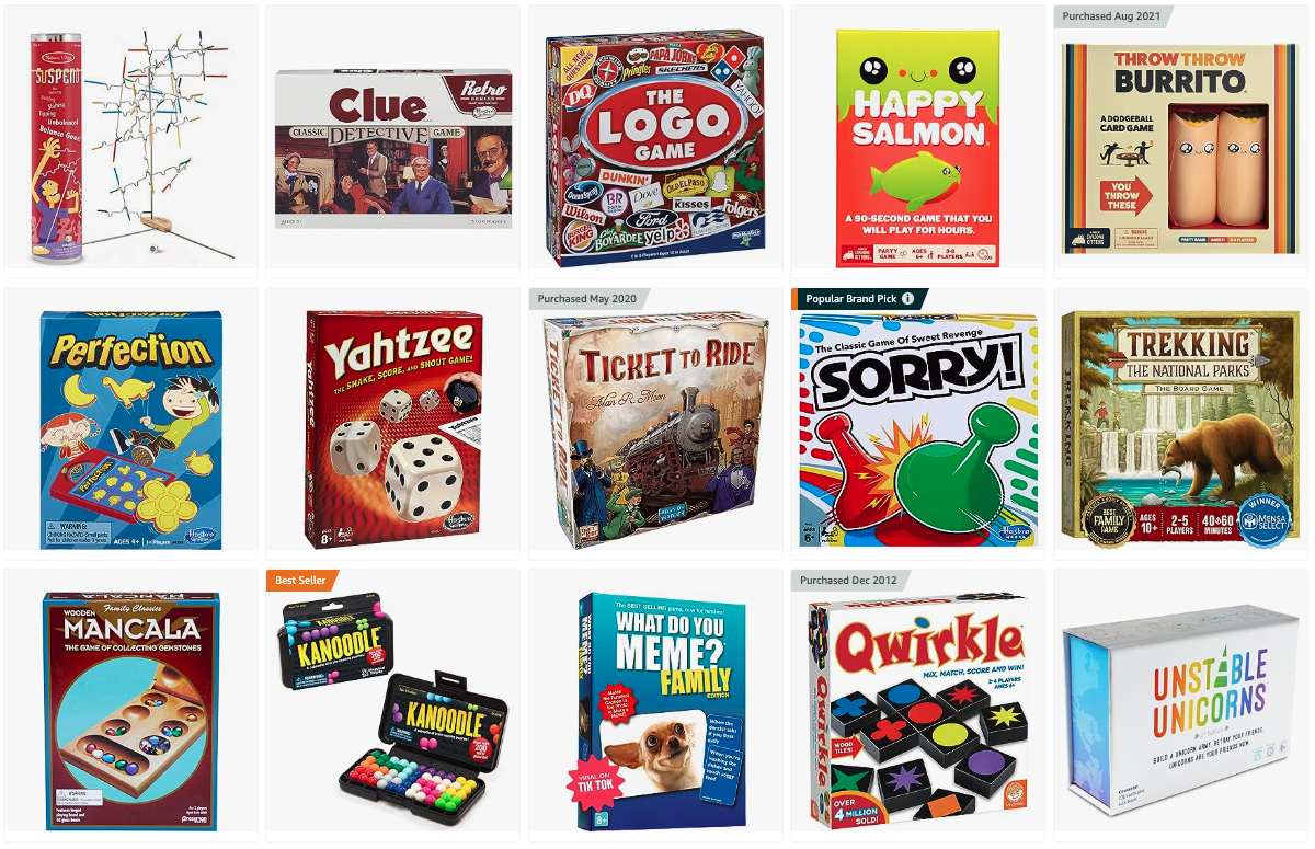 games for a gift