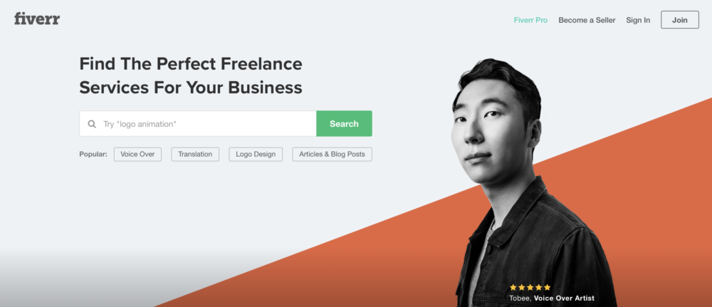Sites like Upwork - Fiverr