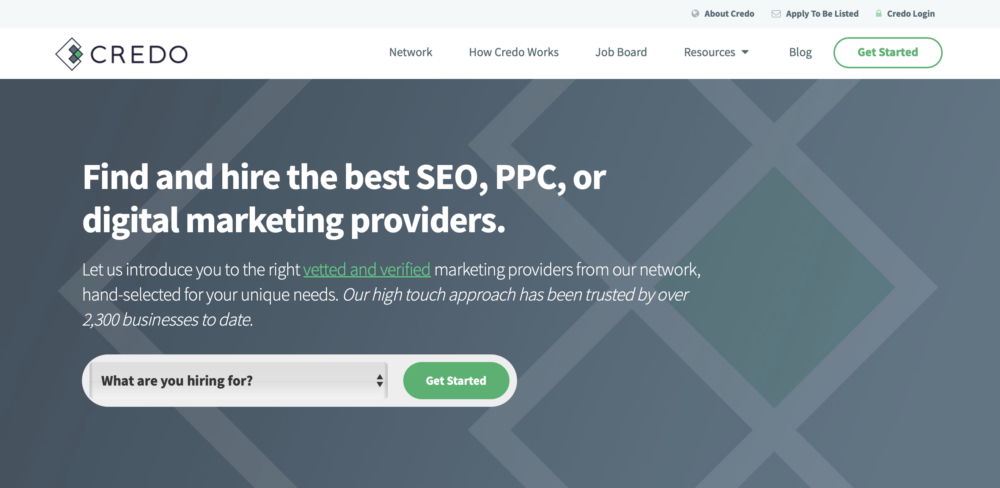 Sites like upwork - Credo