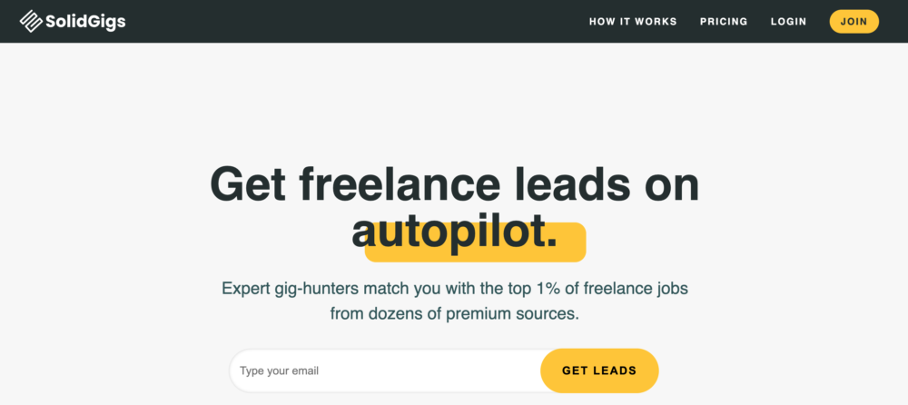 freelance job sites - solidgigs