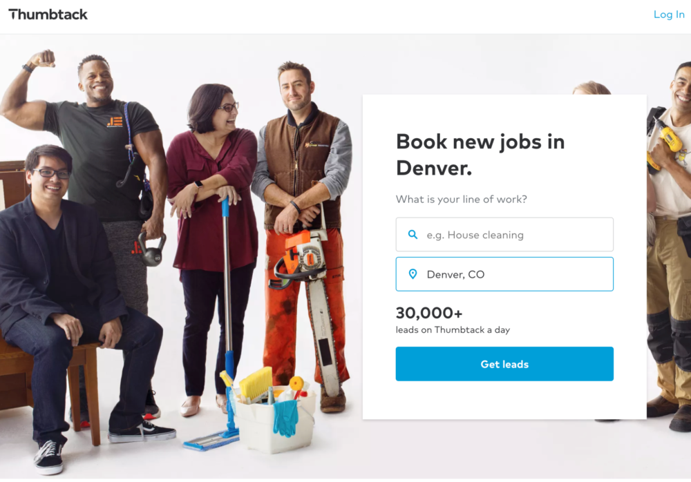 Freelance Job Sites - thumbtack